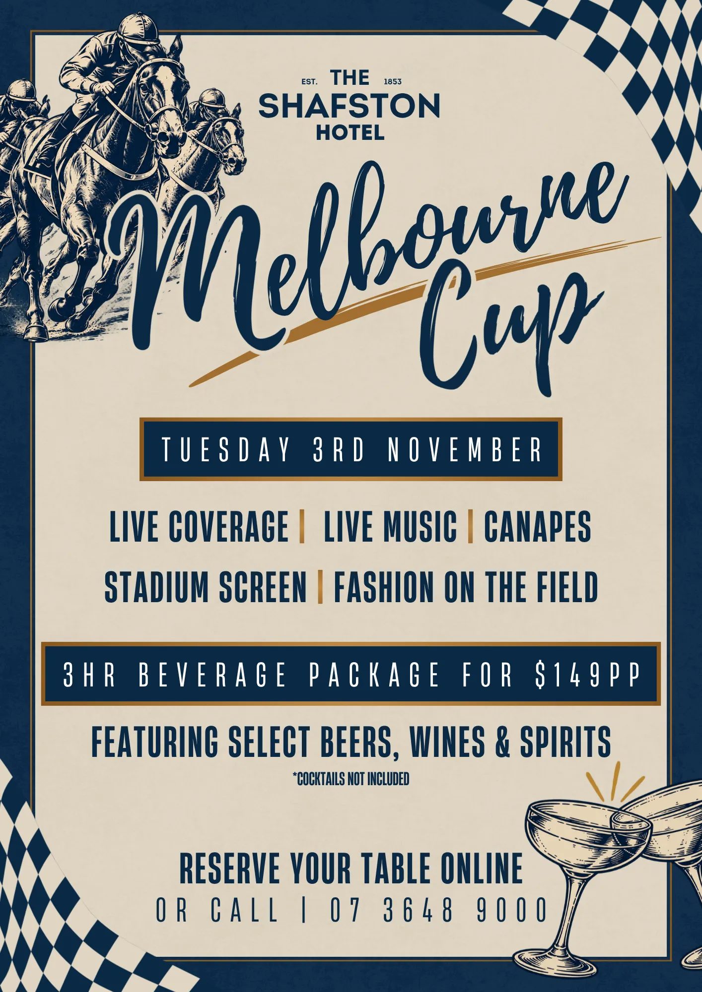 Unmissable Melbourne Cup Race Day!